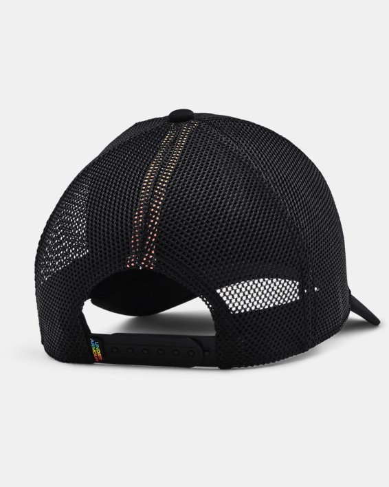Unisex UA Pride Trucker Hat, Black, pdpMainDesktop image number 1